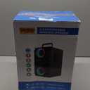 Bluetooth Speakers, 60W Portable Wireless Loud Outdoor Home Party Bluetooth Speaker with Subwoofer, FM Radio, LED Colorful Lights, Microphone, Remote and Big Powerful Stereo Deep Bass Sound Boombox