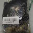 LESYPET Dog Leather Jacket for Small Dogs, Waterproof Dog Winter Jacket Puppy Coat with Fleece Lined, Ultra Warm Fur Collar Doggie Coat, Black Small