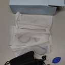 Gaoye Blue Light Blocking Glasses - Trending Round TR90 Frames, Metal Arms, UV400 Protection - Matching Soft Case (3-black+pink+tea Leopard)