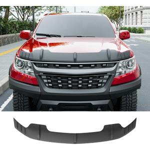 powoq Hood Deflector Compatible with 2015-2022 Chevy Colorado Hood Protector TPE Shield Replacement for 2015 2016 2017 2018 2019 2020 2021 2022 Chevy Colorado Accessories