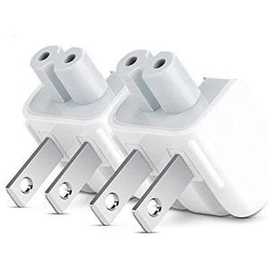 Mac AC Wall Adapter Plug Duckhead US Wall Charger AC Cord US Standard Duck Head for MacBook Mac iBook/iPhone/iPod Power Adapter Brick (2 PCs)