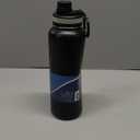 Takeya Originals 40 oz Vacuum Insulated Stainless Steel Water Bottle with Spout Lid, Black