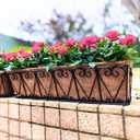 LaLaGreen 16" (2 Pack, Rectangular) Trough Coco Liners for Planter – Medium Coconut Coir Replacement for Window Box, Wall Mount Flower Pot, Outdoor Use– Also Available in 24/30’’ and Different Shapes