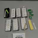 NIORSUN Solar Fence Lights 7 Pack, 3000K Warm White with 4 Spot Lenses, 100 Lumens Wider Coverage, IP65 Waterproof, Auto On/Off, Peel and Stick for Fence, Deck, Wall, Garden