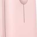 TECKNET Bluetooth Mouse, 2.4G Silent Wireless Mouse for 2 Modes(BT3.0/5.0+2.4Ghz), Contoured Grip with USB Receiver, Quiet Click Portable Compatible with PC, Chromebook, Mac  Pink