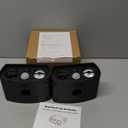 Solar Animal Repeller Outdoor, Motion Activated Ultrasonic Pest Deterrent with LED Light, Waterproof Repellent for Yard Garden, Raccoon Squirrel Rabbit Cat Dog, 2 Pack