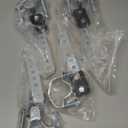 Universal Exhaust Hanger Assembly with Exhaust Hangers Muffler Hangers Exhaust Pipe Hangers and 3 RV Generator Exhaust Hangers for RV Generator Muffler Exhaust Support (4 Pack)