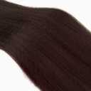 Chocolate Brown Human Hair Bundles Kinky Straight 10 12 14 Inch Yaki Wave Color 4 Bundles Huam Hair Extension Dark Brown Unprocessed Brazilian Virgin Double Weft 300G Total