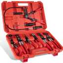 9PCS Hose Clamp Pliers Set, Hose Clamp Removal Tool for Automotive, Flexible Removing Clamps Pliers Automotive for Coolant Radiator Heater and Water Hose