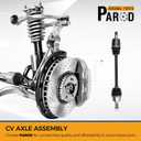 PAROD 664309 CV Axle Assembly Fit for 2011 2012 2013 Honda Odyssey EX, EX-L, LX Front Left Driver Side