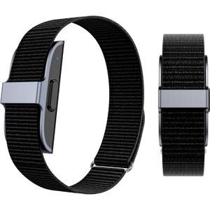 2026 Latest Screenless Fitness Tracker, Smart Bracelet Band, Activity & Sleep Tracking Wearable with App Sync, Lightweight Waterproof Activity Tracker Band for Men and Women (dark gray)