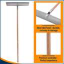 Gisafai 2 Pack 60" Concrete Placer Rake with 22" Wide Steel Rake Head