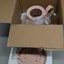 Ceramic Electric Kettle, 1.5L/1200W Boil Water Quickly and Easily with Boil-Dry Protection Auto Shut Off, Detachable Swivel Base, Diamond Cut Glazed (Pink)