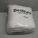 Bedsure Cotton Duvet Cover Set - 100% Cotton Waffle Weave Coconut White Duvet Cover Oversized King Size, GentleSoft and Breathable Bedding Set for All Season, 3 Pieces, 120"x98"