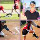 Sliding Mitt, Baseball Sliding Mitt for Youth Girls, Baseball Softball Sliding Glove with Elastic Compression Strap, Universal Right or Left Hand