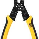 Mr. Pen- Wire Stripper, 8 inch, Wire Cutter, Wire Stripper Crimper, Wire Stripping Tool, Cable Stripper, Wiring Tools, Wire Crimping Tool (Yellow)