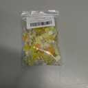 Crystal Mosaic Tiles for Crafts, 350 Pieces Yellow Glass Mosaic Tiles Opaque for DIY Art Projects, Jewelry Making, Home Decoration