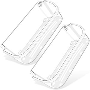 [2 PACK] UPGRADED FFSS2615TS0 LFSS2612TF0 LFSS2612TE0 LFSS2612TP0 LFSS2612TF4 FFSS2615TS2 FGHS2631PF4A Refrigerator Door Bin Compatible with Frigidaire Door Shelf 240356402 Refrigerator Door Shelves
