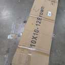 Metal Storage House, 8x12 FT Double Door Outdoor Metal Storage shed, Ventilation Openings, Lockable Doors and Windows, Safe Design & Sturdy, Durable Suitable, for garages, courtyards, Brown.