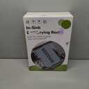 JASIWAY Dish Drying Rack in Sink, Expandable Stainless Steel Dish Drainers for Kitchen Counter, Dish Dryer Rack for Inside Sink, Over The Sink Dish Racks with Utensil Holder, Silver