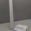 BlindsAvenue Cellular Honeycomb Cordless Polyester Shade, 9/16" Single Cell, Light Filtering, White, Size: 24" W x 48" H