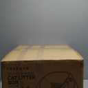 Thereye Self Cleaning Cat Litter Box, Open-Top Automatic Litter Box with Smart App and Safety Sensors, Large Auto Litter Box for Multiple Cats, 10L Waste Bin with Odor Control, Includes Trash Bag