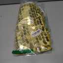 SaitiMade 5 FT Bling Arch Backdrop Cover, Gold Sequin Wedding Arch Stand Cover, Round Top Fitted Chiara Backdrop Cover for Birthday Party Ceremony Baby Shower Banquet Decoration