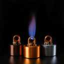 Portable Mini Alcohol Camping Stove - Foldable Stand, Durable Shell, Safe & Intense Flame Spirit Burner - Lightweight for Hiking, Backpacking, Cooking - 50ml Capacity