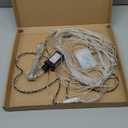 Baquler 15 ft St. Patrick's Day Decor Lights 438 LED 8 Modes Plug in Curtain Shamrock Lights String for Home Bedroom Indoor Outdoor Party Saint Patrick's Day Decor