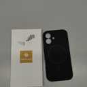 Miracase Compatible with iPhone 16 Case, [Soft Anti-Scratch Microfiber Lining], Compatible with MagSafe, Liquid Silicone Case Shockproof Drop Protection Phone Case for 16,Black