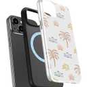 Goodon for iPhone 15 Plus Case, Cute Preppy Floral, MagSafe Compatible