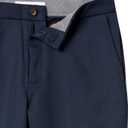 Amazon Essentials Men's Slim-Fit Flat-Front Dress Pant (Black)