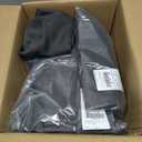 NICETOWN Sheer Voile Window Curtains - Elegant Soft Sheer Window Treatment Home Decorations for Nursery/Bedroom/Office (54" W x 72" L, Dark Grey, 2 Panels)