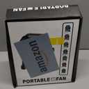 Portable Fan Rechargeable, 20000mAh Cordless Battery Powered Fan with LED Lantern, USB C Battery Operated for Travel Bedroom Home Camping Tent Office Beach Desk Fishing Table (Green)