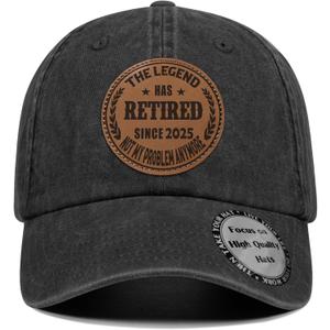 Retirement Gifts for Women Men 2026, Best Personalized Funny Retired Ideas Gifts (Black)