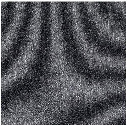 MYOYAY 20Pcs Carpet Square Tiles 20'' x 20'' Heavy Duty Commercial Carpets Squares Cuttable Carpet Floor Tile Washable for Home Office Hotel, Dark Gray, 20 Tiles/53.8 sq Ft