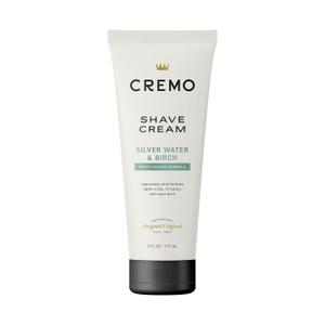 Cremo Silver Water & Birch Shave Cream, Astonishingly Superior Ultra-Slick Shaving Cream for Men, Fights Nicks, Cuts and Razor Burn, 6 Fl Oz