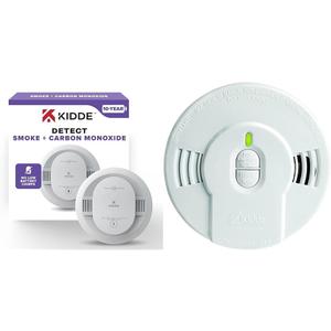 Kidde Smoke & Carbon Monoxide Detector with Smoke Detector, 10-Year Battery Powered 2-Pack