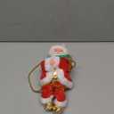 Gfilay 2025 Upgraded Climbing Santa Claus on Rope, Animated Electric Musical Christmas Ornament with 3 Modes, Secure Tree Hook & Reinforced White PVC Case, Heartwarming Holiday Decoration Gift