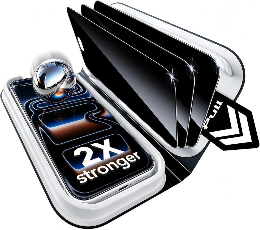 ESR 3 Pack for iPhone 17 Pro Max Screen Protector, Classic