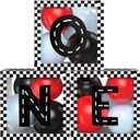 Fast ONE Birthday Decorations for Boys, Race Car Letters Boxes with Balloons, ONE Blocks for First lap around the track Formula one Theme 1st Birthday Photoshoot Props