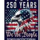 2 x 250 Anniversary USA Flag 1776-2026 - 250th Anniversary Yard Flag | Burlap Garden Flags 12x18 Inch - 250 Anniversary USA Merchandise for Men, Women - 250th Anniversary Decorations Outdoor