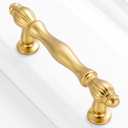 10 Pack 3 Inch Brushed Gold Cabinet Pulls Gold Cabinet Handles Gold Hardware for Kitchen Cabinets 2510 Drawer Dresser Cupboard Bedroom Bathroom