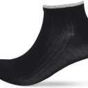 Men's Ankle Socks, Ribbed Cotton Blend, Neutral Colors, 7 Pairs (US, Numeric 5, 12, Regular, Regular, Standard, Multicolor)