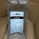 Winco FB-40 Fry Basket with Yellow Handle Medium, 17" x 8.5" x 6"
