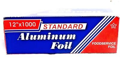 12" X 1000 Standard Aluminum Foil