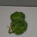 6 Pcs Pu Foam Artificial Palm Leaves Faux Palm Tropical Leaves Fake Palm Fronds for DIY Wedding Bouquets Fake Leaves for Centerpieces Arrangements Bridal Shower Palm Leaf for Party Home Decorations