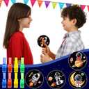 28 Pack Valentines Day Gifts for Kids ,LED Finger Lights with Valentine Cards Exchange Gifts School Classroom Prizes Valentines Day Gifts for Kids Boy Girl Valentine Party Favors