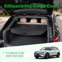 Cargo Cover for Mazda CX50 CX-50 2023 2024 2025 Accessories,Trunk Cover Anti Peeping Sunshade Retractable Safety Cover for Mazda CX 50 2025 2024 2023 (Carbon Fiber Texture)