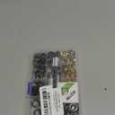 60 Sets 1/2 inch (12 mm) Thickened Grommet Eyelet Assortment Kit with 3Pcs Setting Install Tool, Gold Silver Black Bronze Metal Eyelet Grommet Set for Leather, Canvas, Tarp, DIY Craft Project